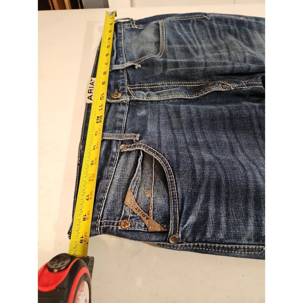 Ariat M5 Jeans Mens 36x34  Denali Straight Fit Straight Leg Thick Stitch(1792